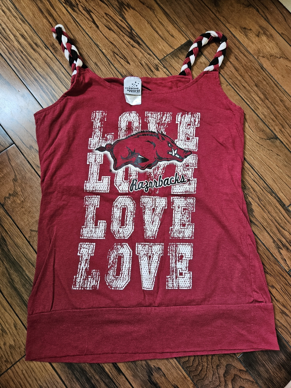 Creative Apparel Concepts Red Graphic Tank